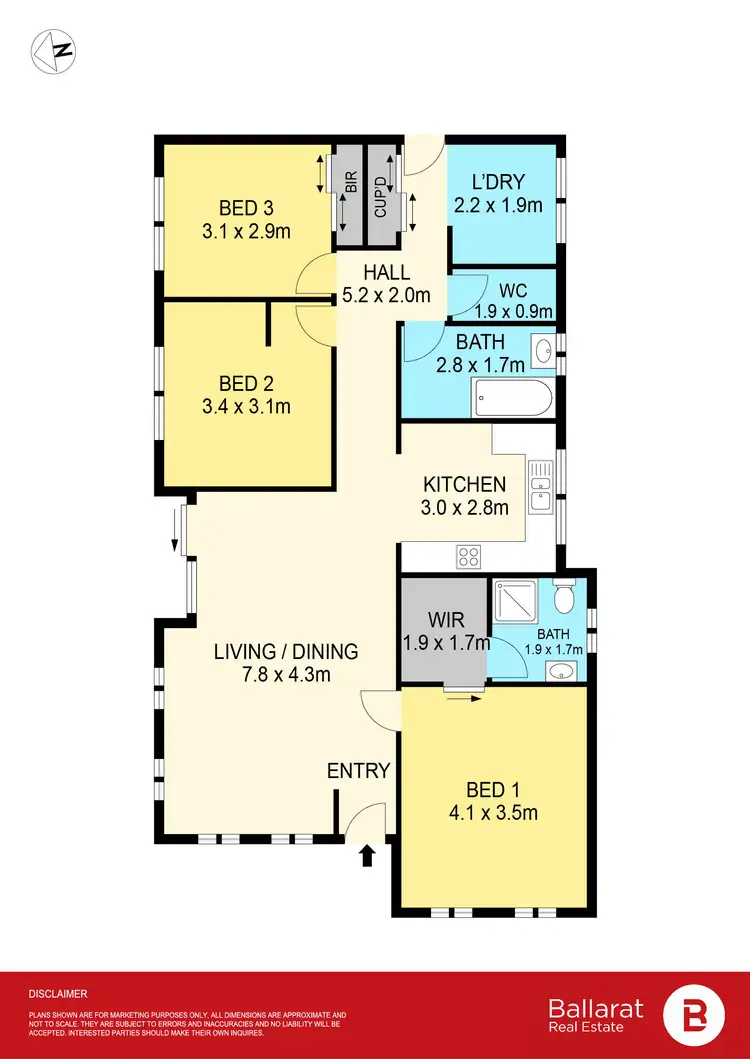 Floorplan of Homely house listing, 111 Warrina Drive, Delacombe VIC 3356
