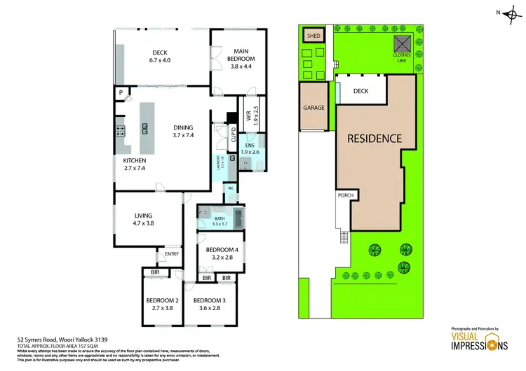 Floorplan of Homely house listing, 52 Symes Road, Woori Yallock VIC 3139