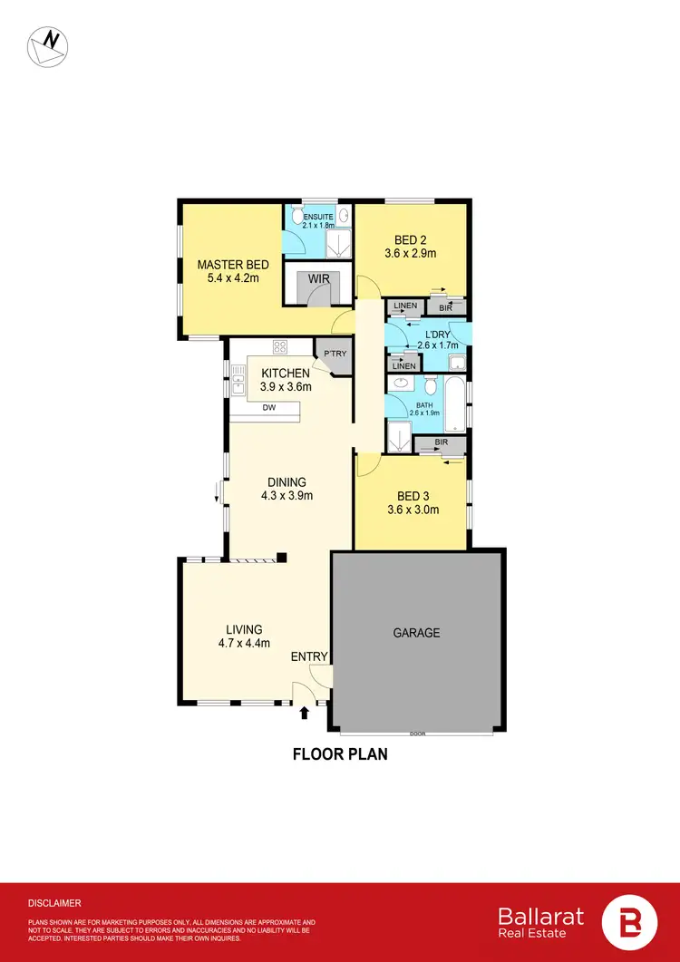 Floorplan of Homely house listing, 218 Finch Street, Ballarat East VIC 3350