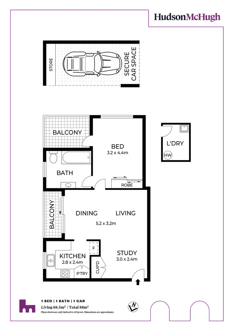 Floorplan of Homely unit listing, 5/134 Frederick Street, Ashfield NSW 2131