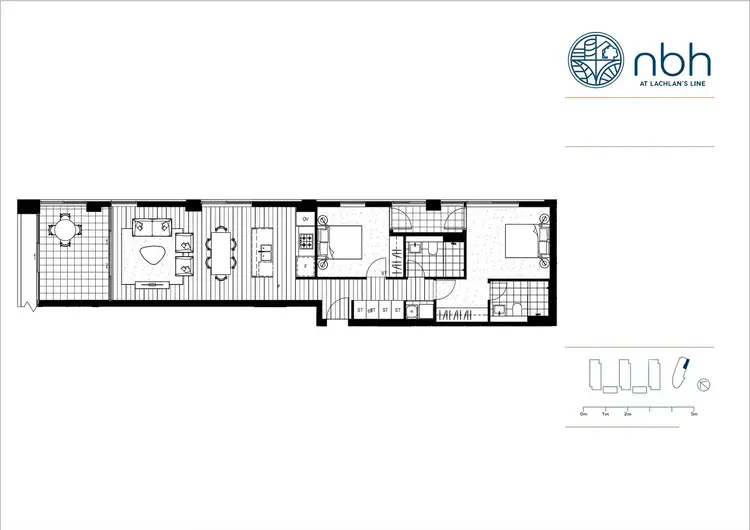 Floorplan of Homely apartment listing, Level 15/1507/19 Halifax Street, Macquarie Park NSW 2113