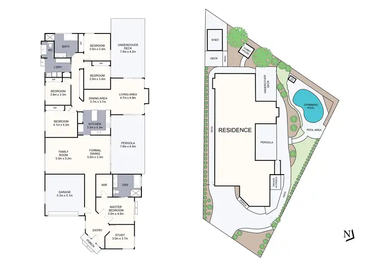 Floorplan of Homely house listing, 11 Como Close, Croydon VIC 3136