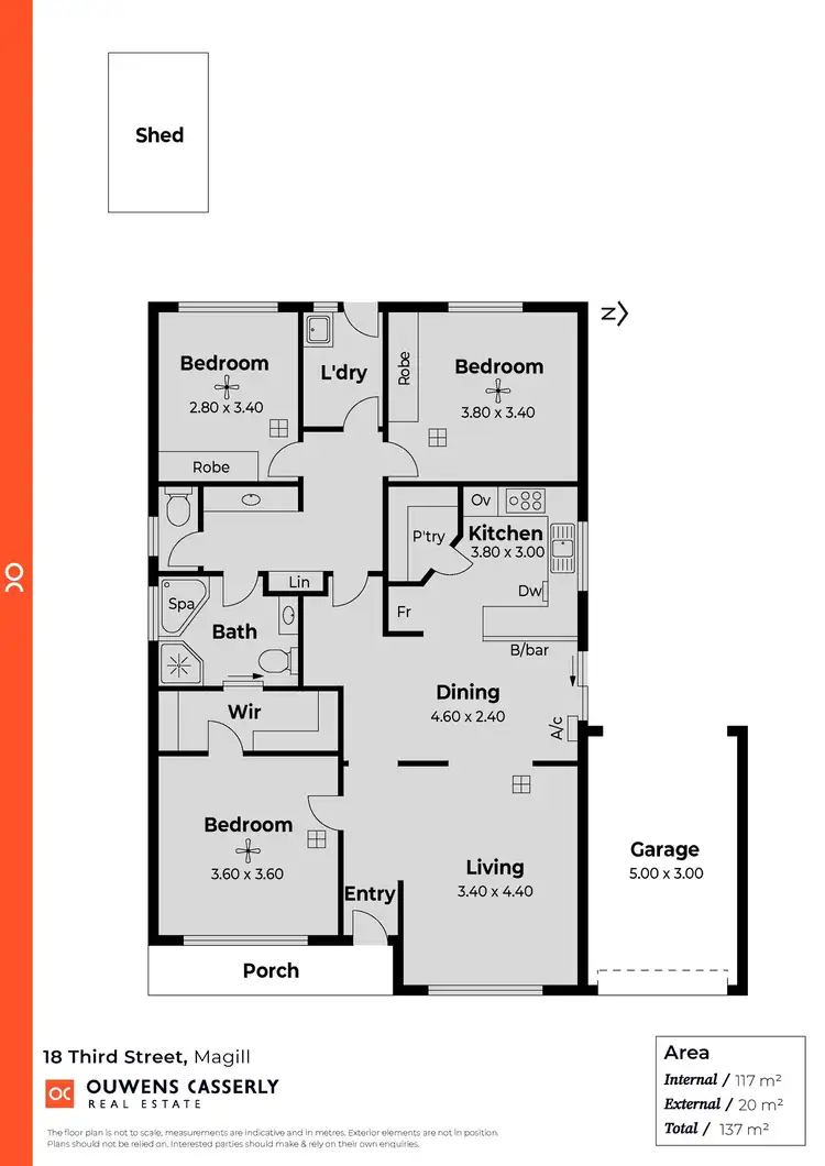 Floorplan of Homely house listing, 18 Third Street, Magill SA 5072