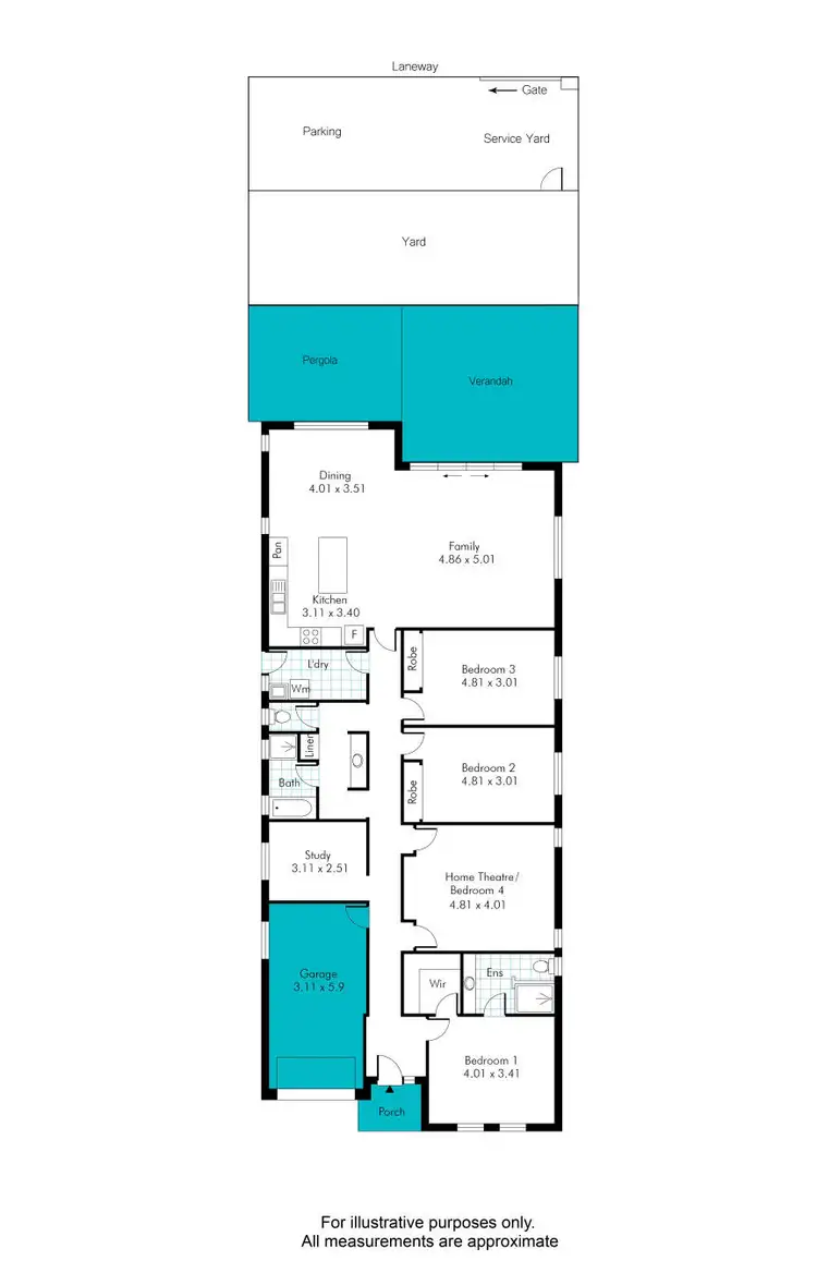 Floorplan of Homely house listing, 18A Nottingham Crescent, Glandore SA 5037