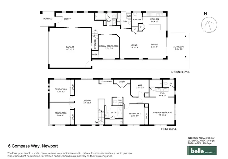 Floorplan of Homely house listing, 6 Compass Way, Newport QLD 4020