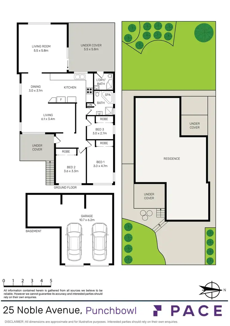 Floorplan of Homely house listing, 25 Noble Avenue, Punchbowl NSW 2196