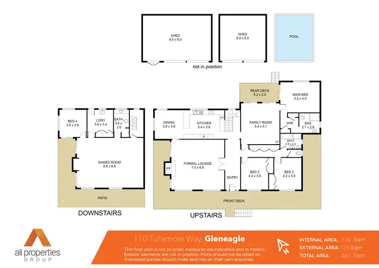 Floorplan of Homely rural property listing, 110-112 Tullamore Way, Gleneagle QLD 4285