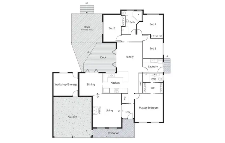 Floorplan of Homely house listing, 47 Chataway Crescent, Fadden ACT 2904