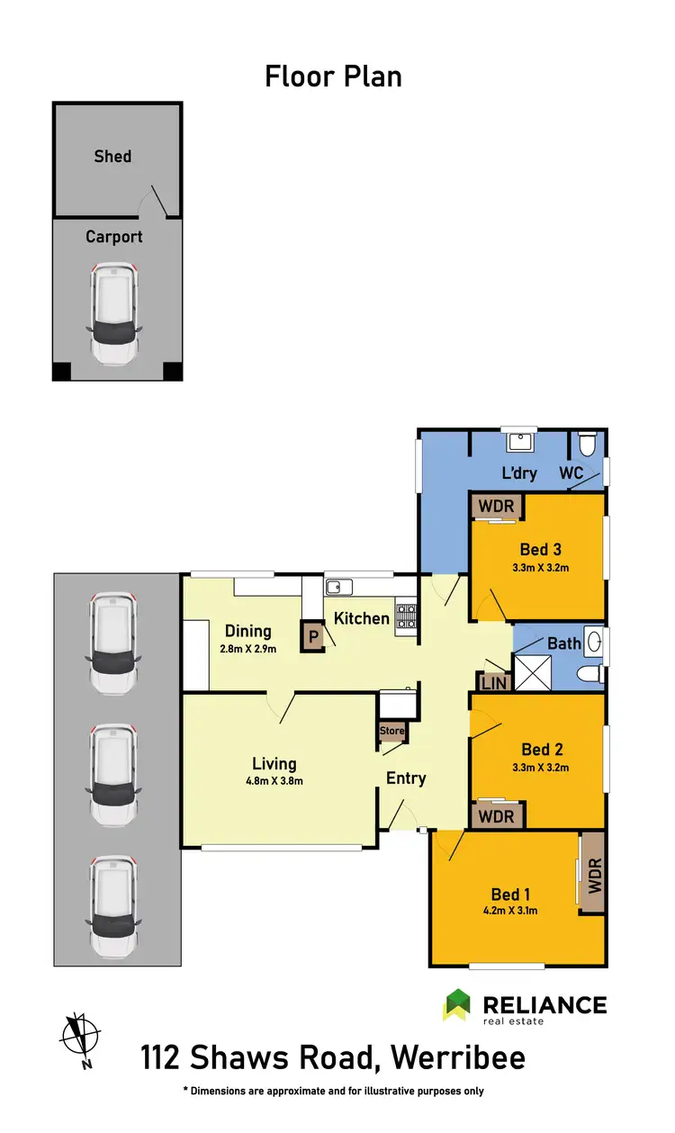 Floorplan of Homely house listing, 112 Shaws Road, Werribee VIC 3030