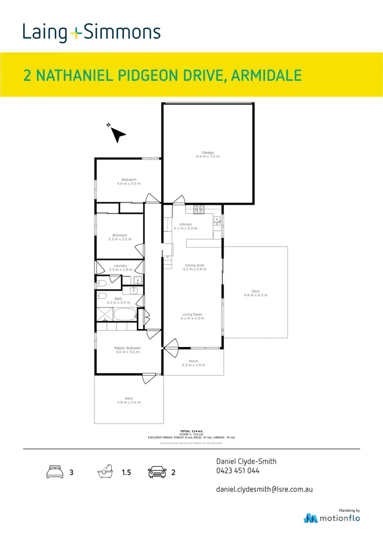 Floorplan of Homely house listing, 2 Nathaniel Pidgeon Drive, Armidale NSW 2350