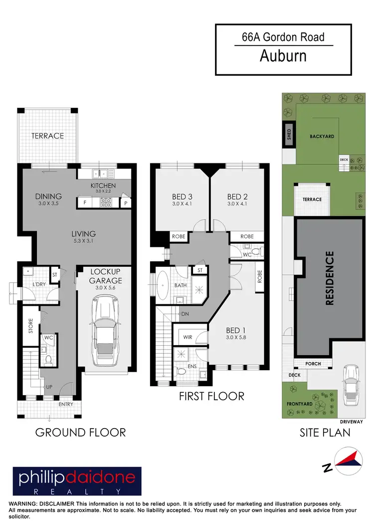 Floorplan of Homely house listing, 66a Gordon Road, Auburn NSW 2144