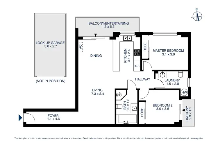 Floorplan of Homely unit listing, 13/29-33 Kildare Road, Blacktown NSW 2148