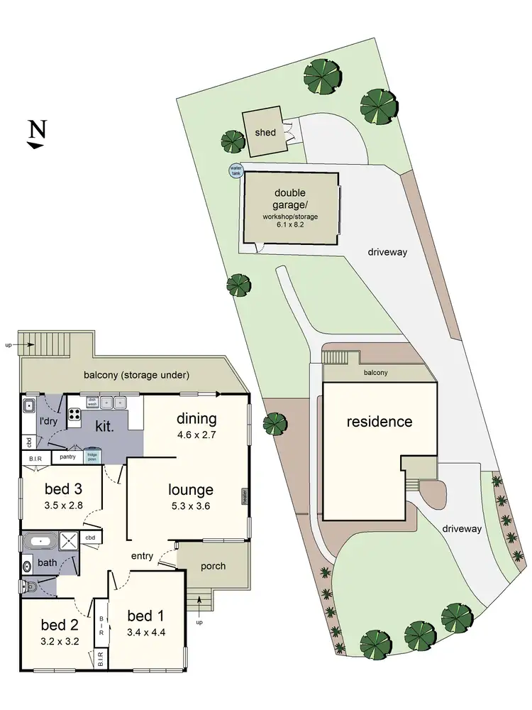 Floorplan of Homely house listing, 14 Norris Drive, Lilydale VIC 3140