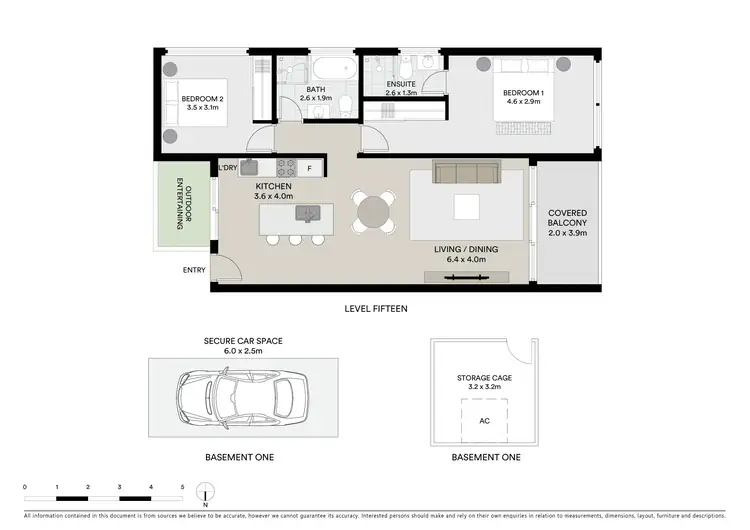 Floorplan of Homely apartment listing, 1501/36 Cowper Street, Parramatta NSW 2150