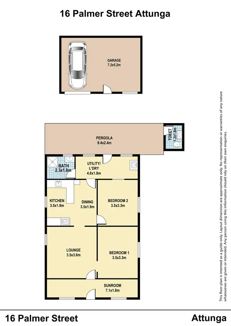 Floorplan of Homely house listing, 16 Palmer Street, Attunga NSW 2345