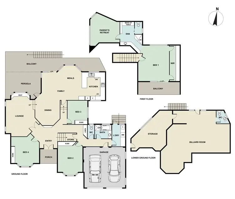 Floorplan of Homely house listing, 30 Zox Circuit, Calwell ACT 2905