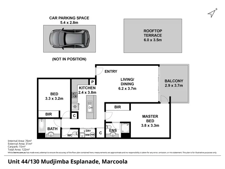 Floorplan of Homely unit listing, 44/130 Mudjimba Esplanade, Marcoola QLD 4564