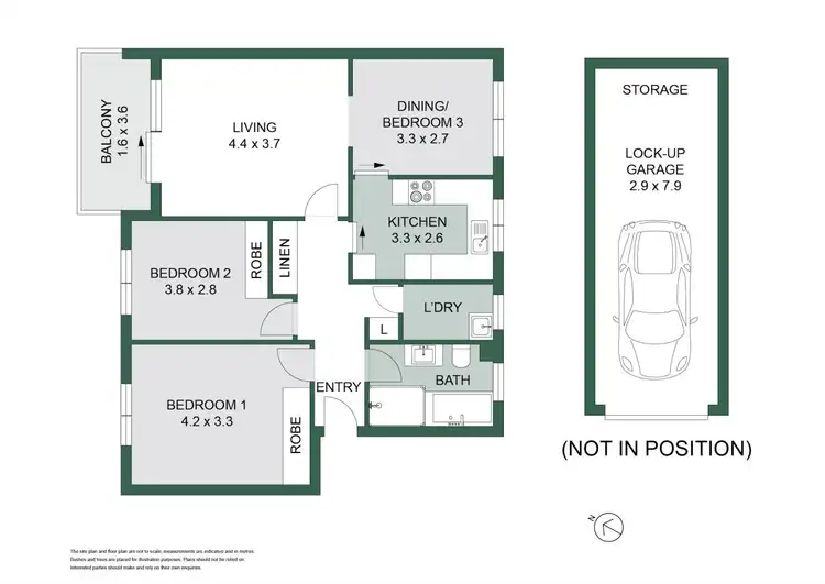 Floorplan of Homely unit listing, 4/57 King Street, Wollstonecraft NSW 2065