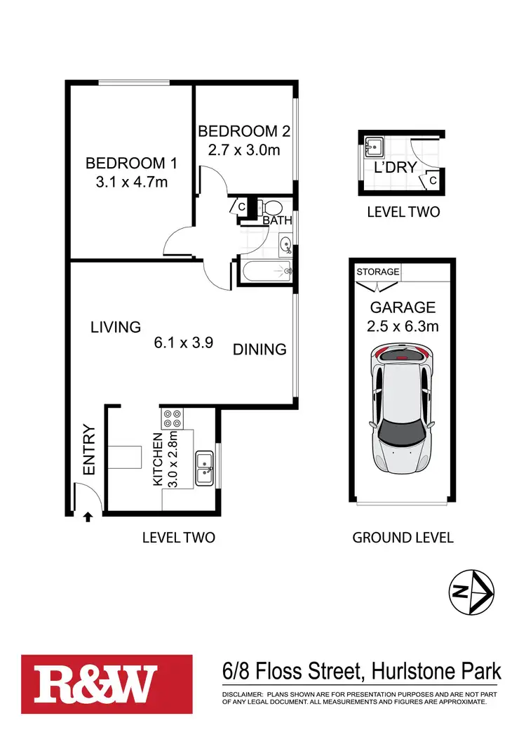 Floorplan of Homely apartment listing, 6/8 Floss Street, Hurlstone Park NSW 2193