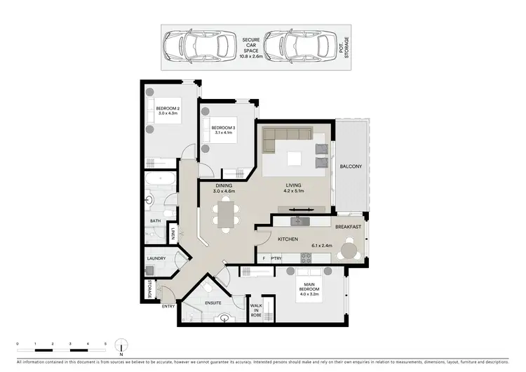 Floorplan of Homely apartment listing, 5/1 Wride Street, Maroubra NSW 2035