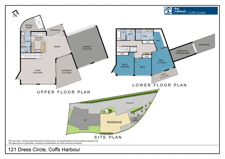 Floorplan of Homely townhouse listing, 121 Dress Circle, Coffs Harbour NSW 2450