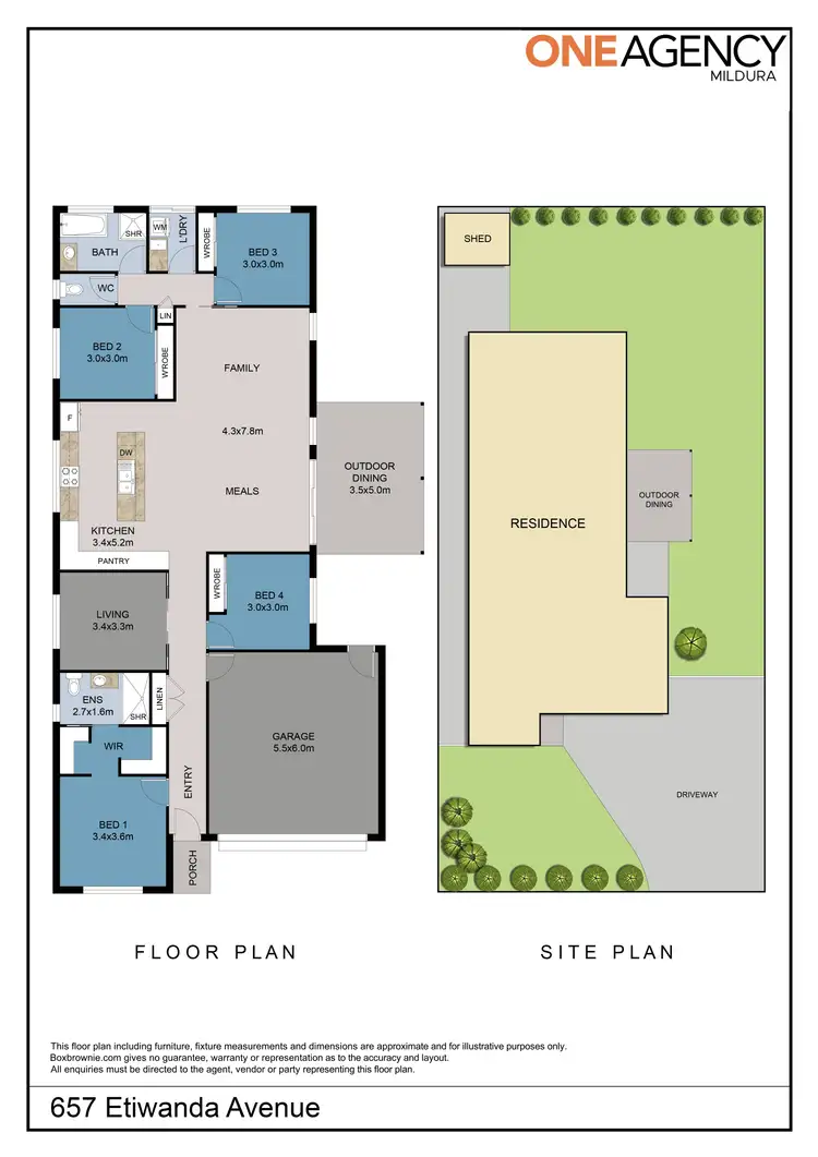 Floorplan of Homely house listing, 567 Etiwanda Avenue, Mildura VIC 3500