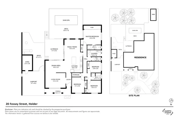 Floorplan of Homely house listing, 20 Fossey Street, Holder ACT 2611