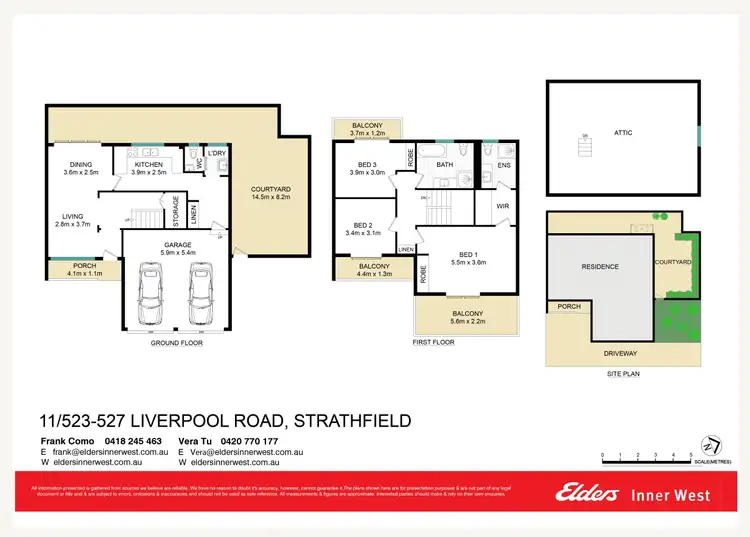 Floorplan of Homely townhouse listing, 11/523-527 Liverpool Road, Strathfield NSW 2135