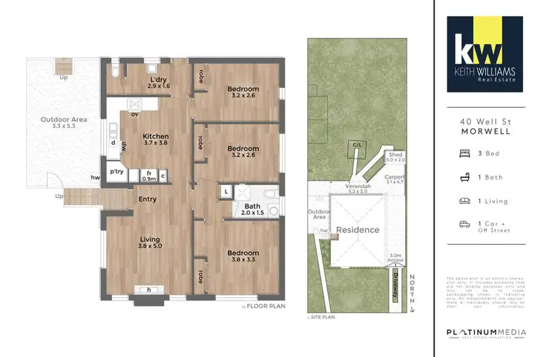 Floorplan of Homely house listing, 40 Well Street, Morwell VIC 3840