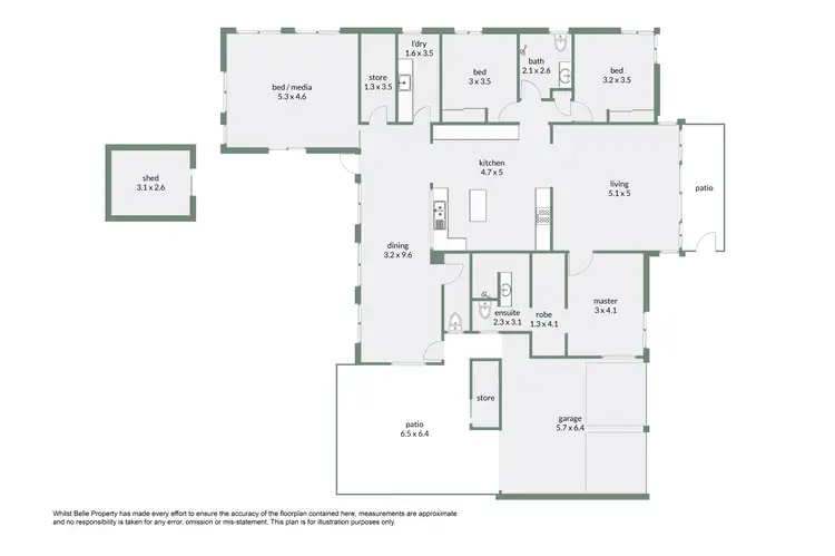Floorplan of Homely house listing, 5 Marigold Close, Mooroobool QLD 4870