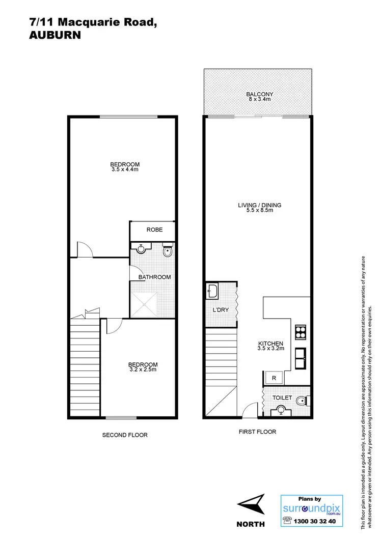 Floorplan of Homely unit listing, 7/11 Macquarie Road, Auburn NSW 2144