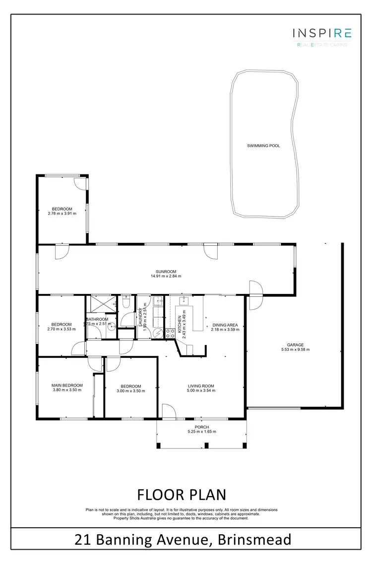 Floorplan of Homely house listing, 21 Banning Avenue, Brinsmead QLD 4870