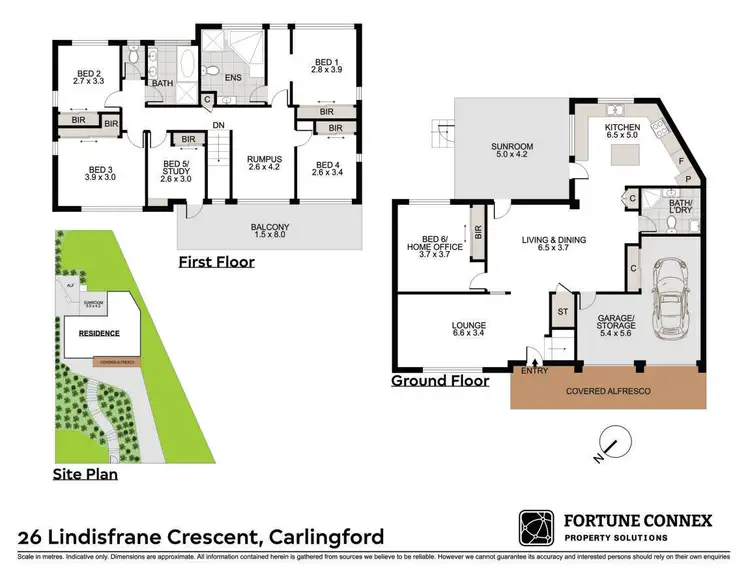 Floorplan of Homely house listing, 26 Lindisfarne Crescent, Carlingford NSW 2118