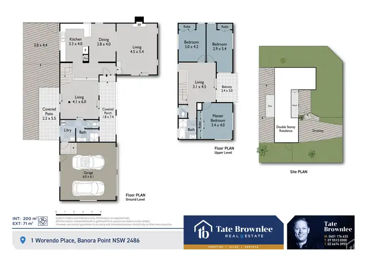 Floorplan of Homely house listing, 1 Worendo Place, Banora Point NSW 2486