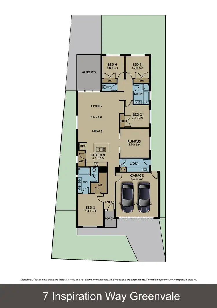 Floorplan of Homely house listing, 7 Inspiration Way, Greenvale VIC 3059