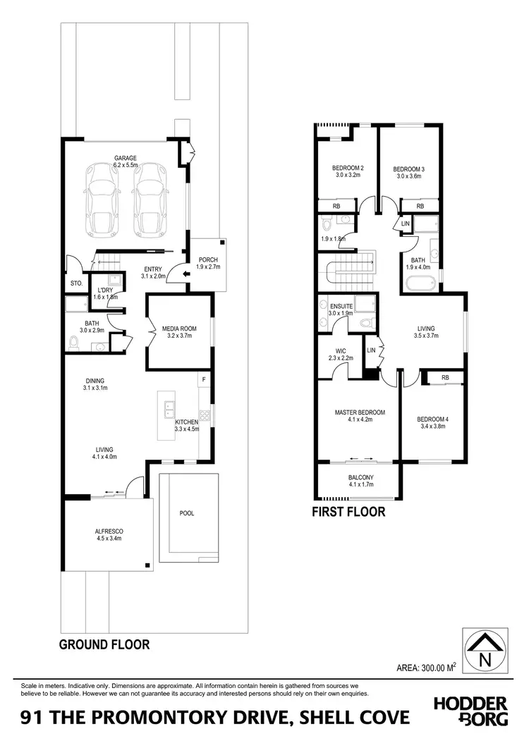 Floorplan of Homely semi-detached listing, 91 The Promontory Drive, Shell Cove NSW 2529