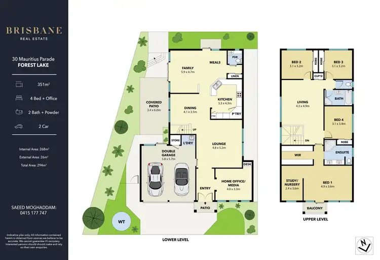 Floorplan of Homely house listing, 30 Mauritius Parade, Forest Lake QLD 4078
