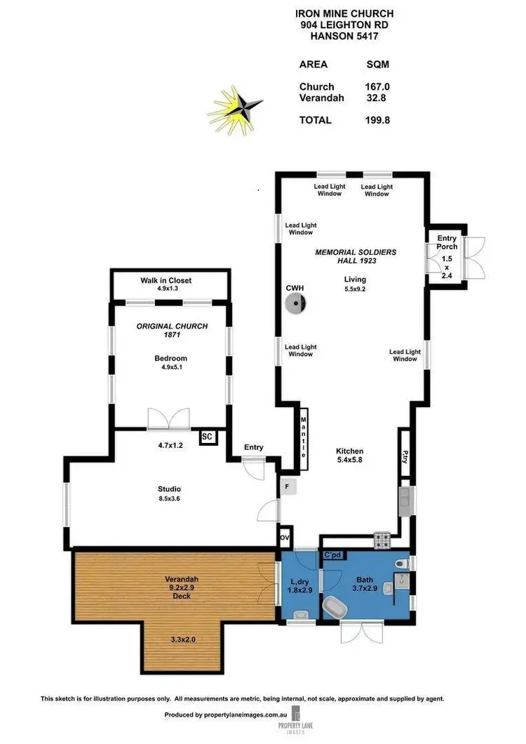 Floorplan of Homely house listing, 904 Leighton Road, Leighton SA 5417