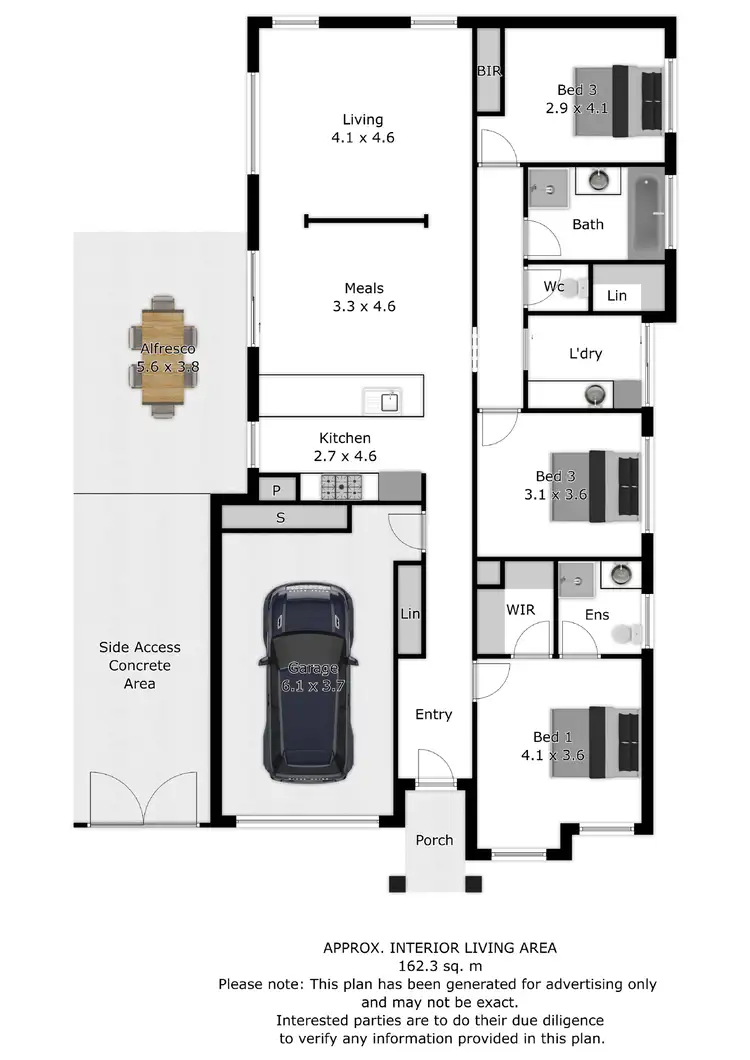 Floorplan of Homely house listing, 4 Inwood Crescent, Wodonga VIC 3690
