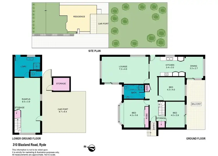 Floorplan of Homely house listing, 310 Blaxland Road, Ryde NSW 2112