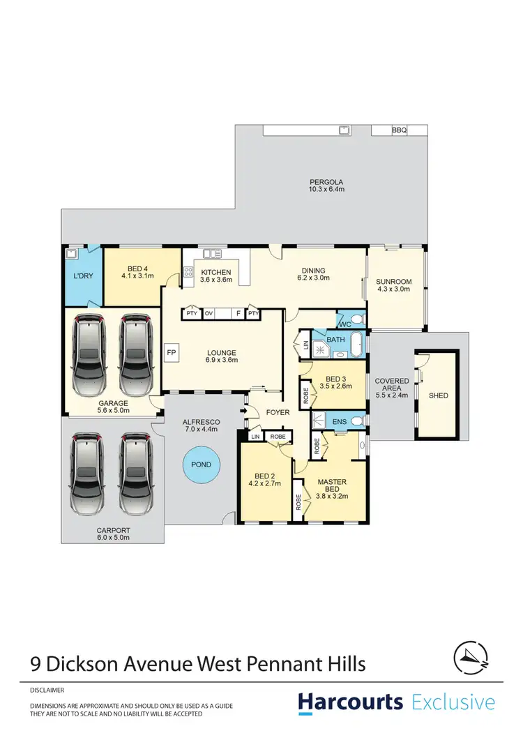 Floorplan of Homely house listing, 9 Dickson Avenue, West Pennant Hills NSW 2125
