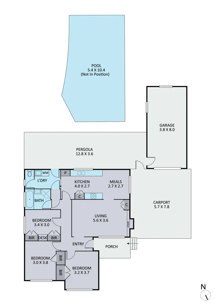 Floorplan of Homely house listing, 22 Garlepp Street, Coldstream VIC 3770