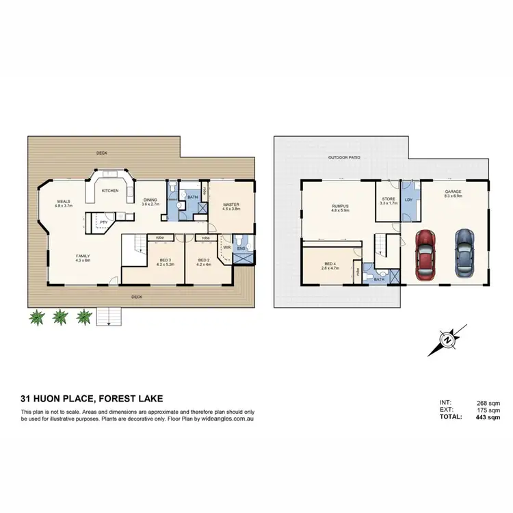 Floorplan of Homely house listing, 31 Huon Place, Forest Lake QLD 4078
