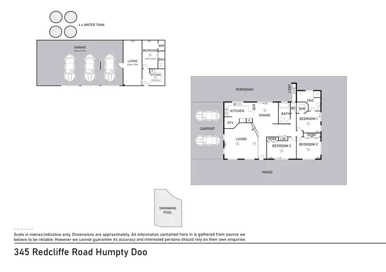 Floorplan of Homely house listing, 345 Redcliffe Road, Humpty Doo NT 836
