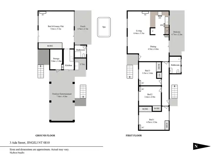 Floorplan of Homely house listing, 3 Ada Street, Jingili NT 810