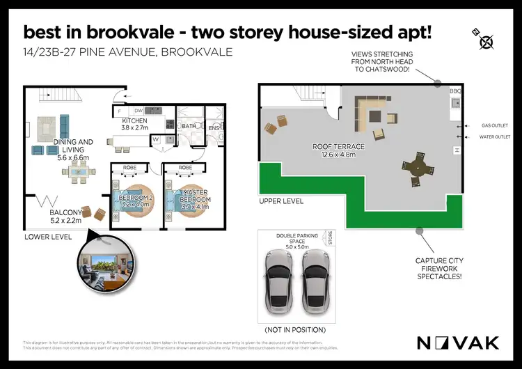 Floorplan of Homely apartment listing, 14/23b-27 Pine Avenue, Brookvale NSW 2100