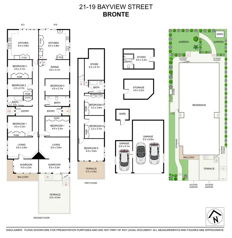 Floorplan of Homely house listing, 19 & 21 Bayview Street, Bronte NSW 2024