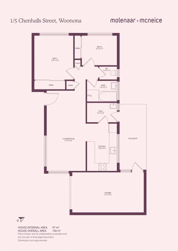 Floorplan of Homely villa listing, 1/5 Chenhalls Street, Woonona NSW 2517