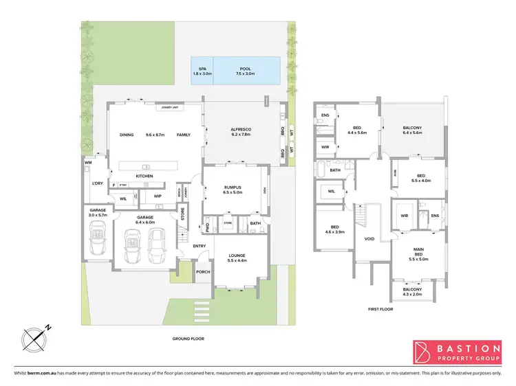 Floorplan of Homely house listing, 10 Retz Crescent, Forde ACT 2914