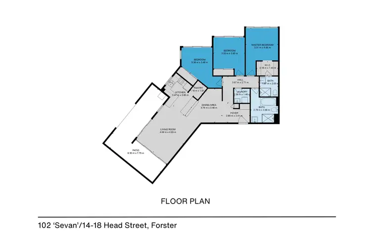 Floorplan of Homely unit listing, 102/14-18 Head Street, Forster NSW 2428
